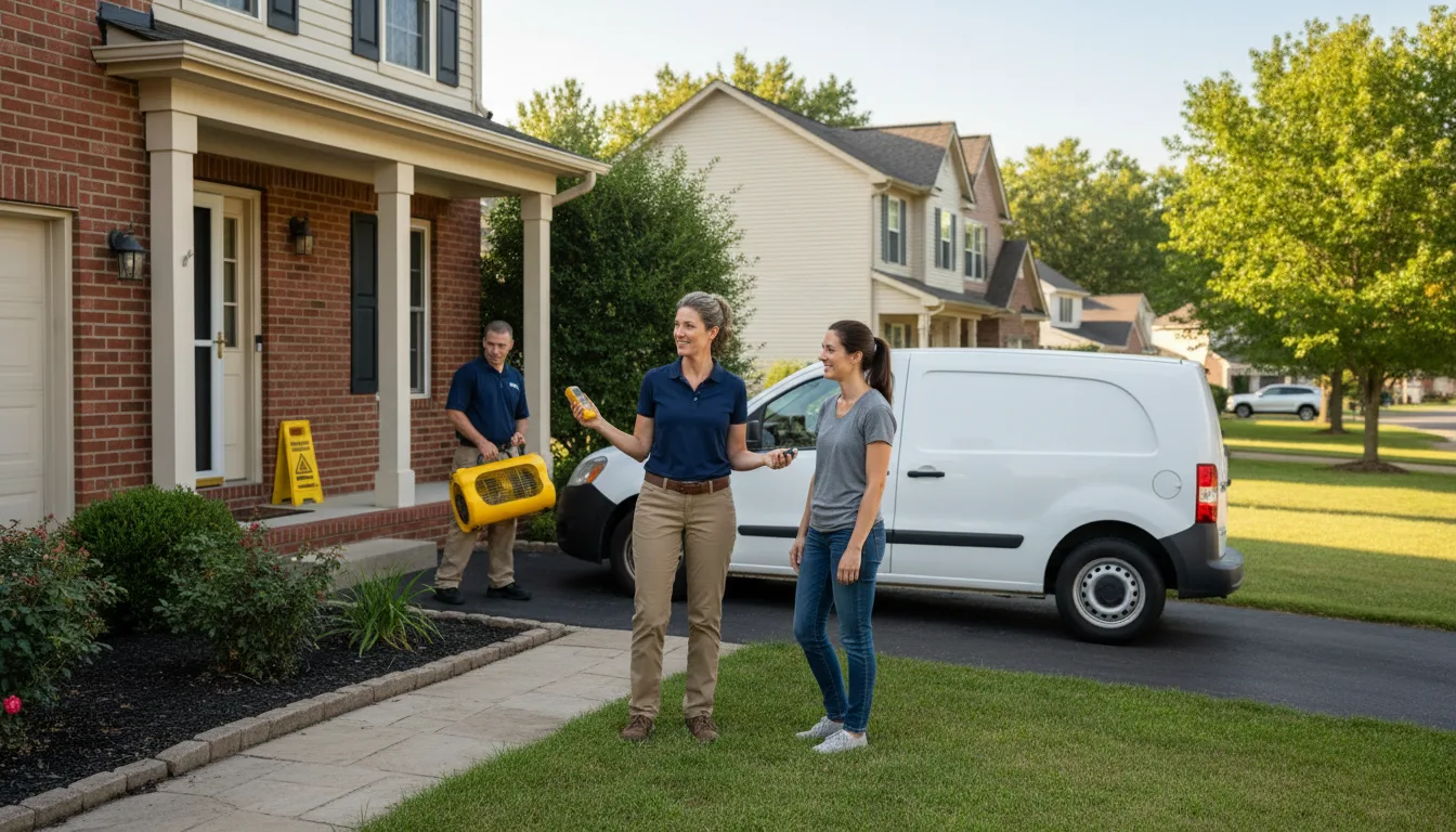 Water restoration image for Home Water Damage Repair in Letart, WV